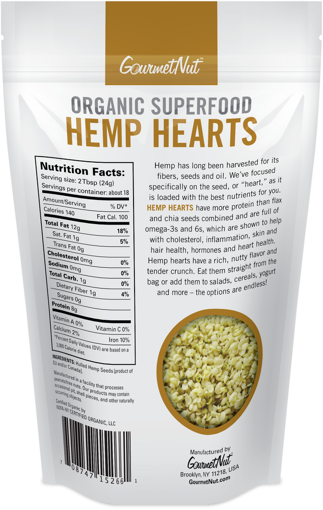 organic hemp hearts