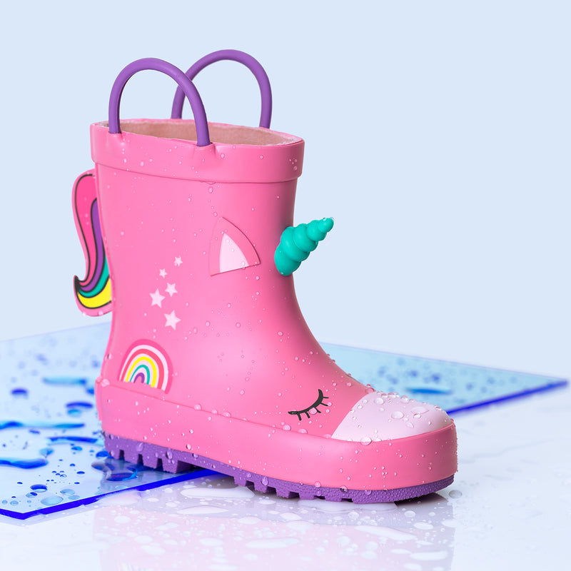 unicorn rain boots