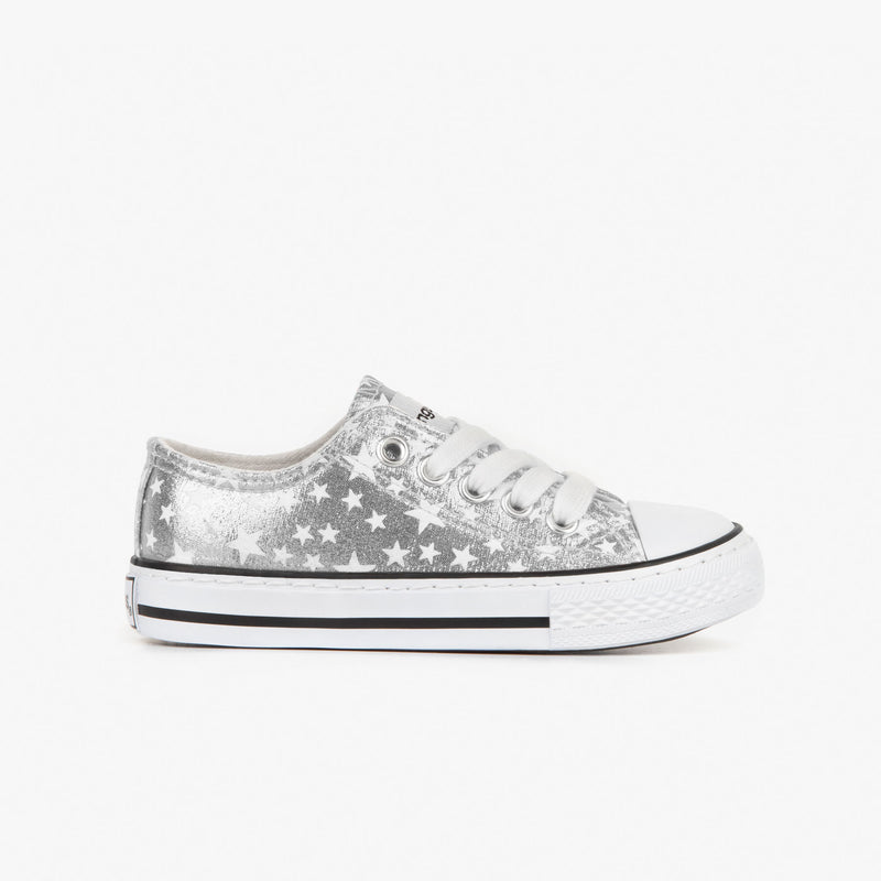 sneakers with silver stars