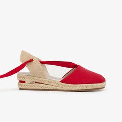 red espadrilles