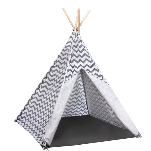 grey chevron teepee