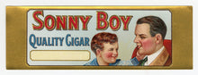 Load image into Gallery viewer, Antique, Unused 1920&#39;s-1930&#39;s Sonny Boy Cigar Label Set of Two