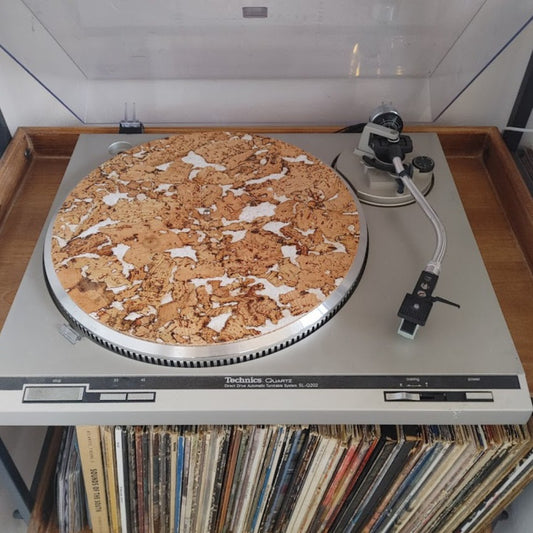 Bainbridge Island White Marbled Birch Cork Record Mat - Full Force Hi-Fi