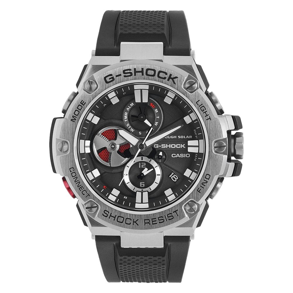 Casio G-Shock GST-B100-1AER Solar Dual Display Black Resin Watch