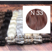 Wefts Color 33 GVA hair.