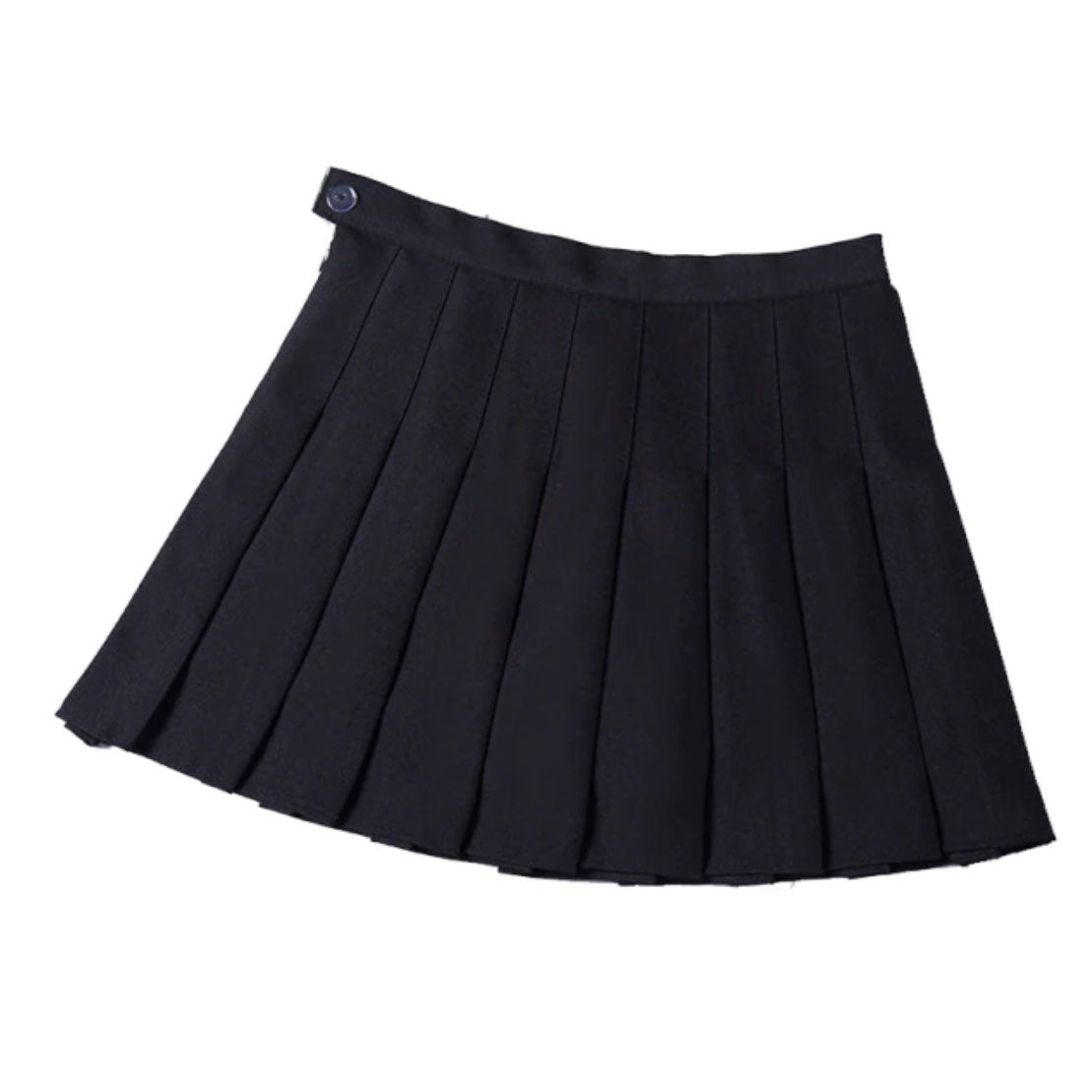 Black White Pleated Plaid Mini Skirt – Harajuku