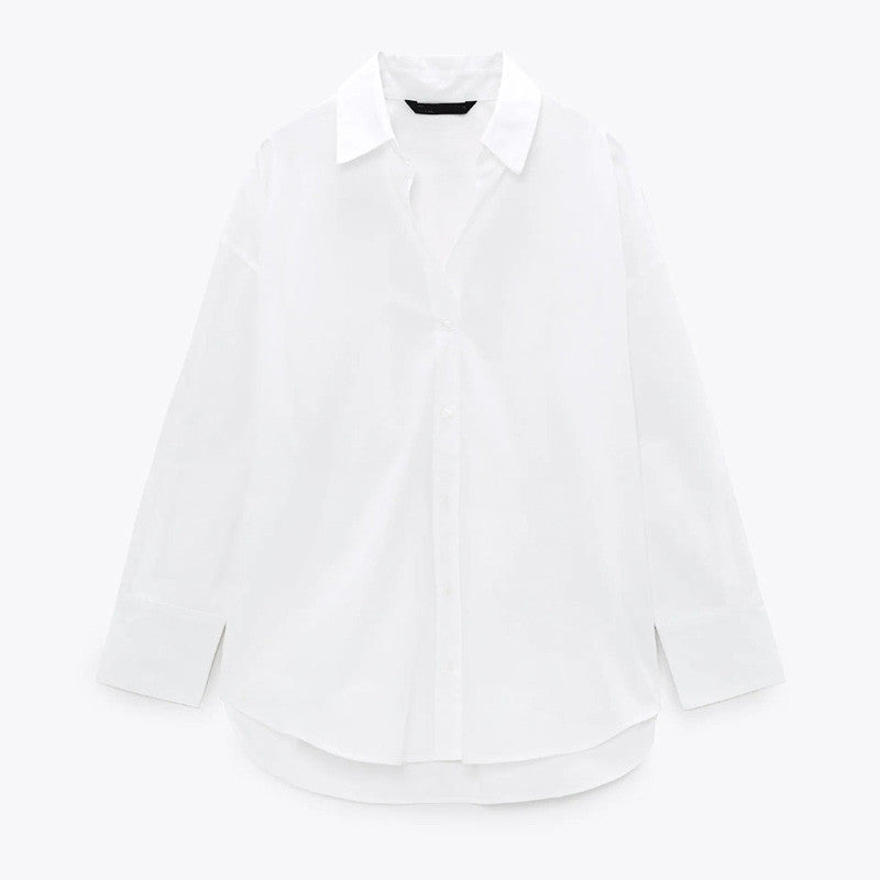 ZA Basic Shirt Cotton Poplin Pastel Color – Harajuku