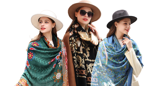 Classic Wool Shawls through the ages