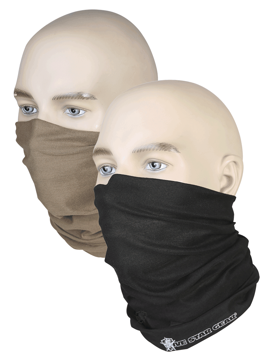 5ive Star Gear Multi-Function Neck Gaiter - 2 PACK