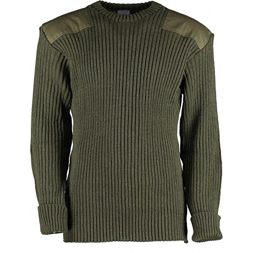 Surplus Army Jumper Pullover Military Commando Nato Wool Olive Green ...