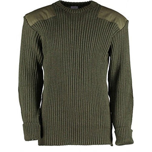 British Commando Sweater Woolly Pully CREW Neck - Various Colors ...