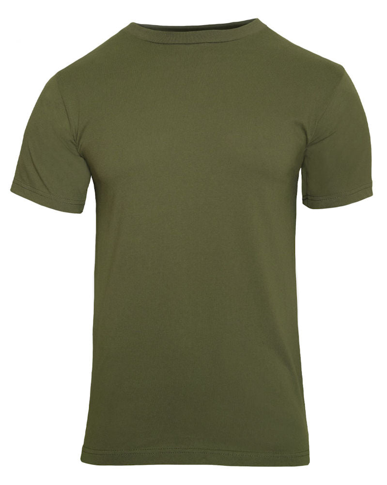 Rothco Solid Color 100% Cotton Military T-Shirt – Military Uniform ...