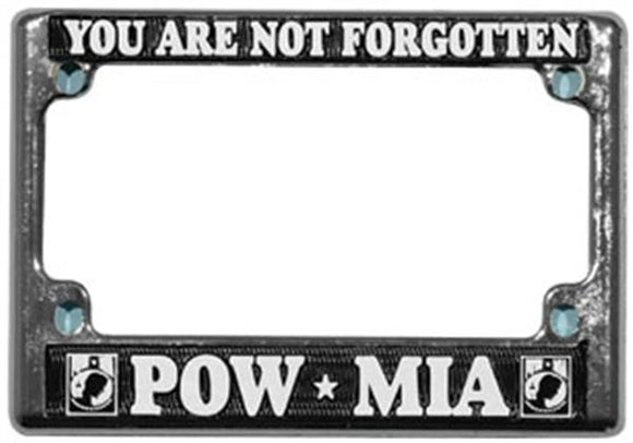 pow mia license plate frame motorcycle