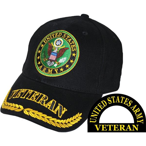 EAGLE CREST U.S. Army Veteran Baseball Hat, Coyote Palestine