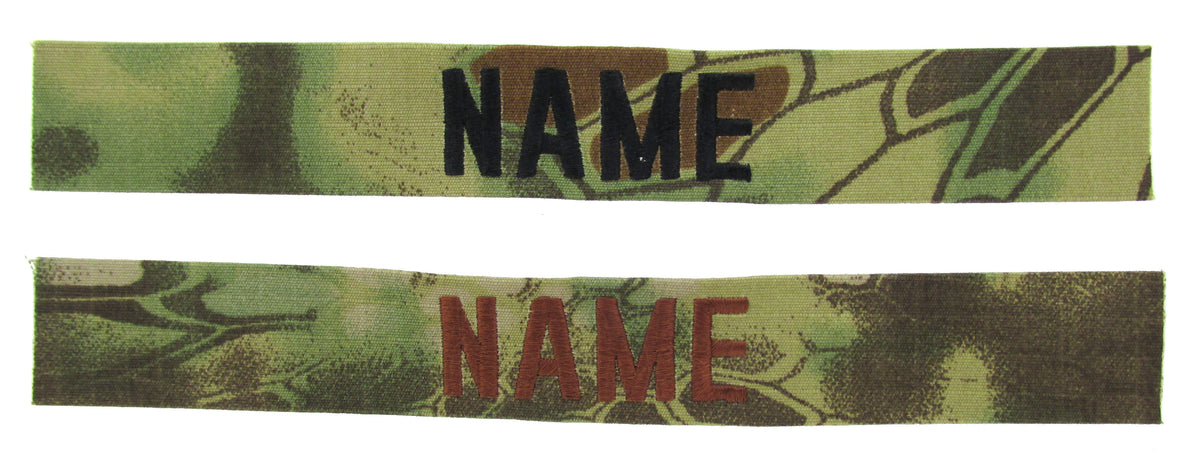 Kryptek Highlander Name Tape with Hook Fastener - Custom Name Tapes