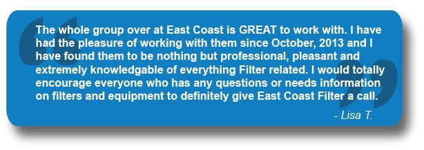 East Coast Filter Testimonials