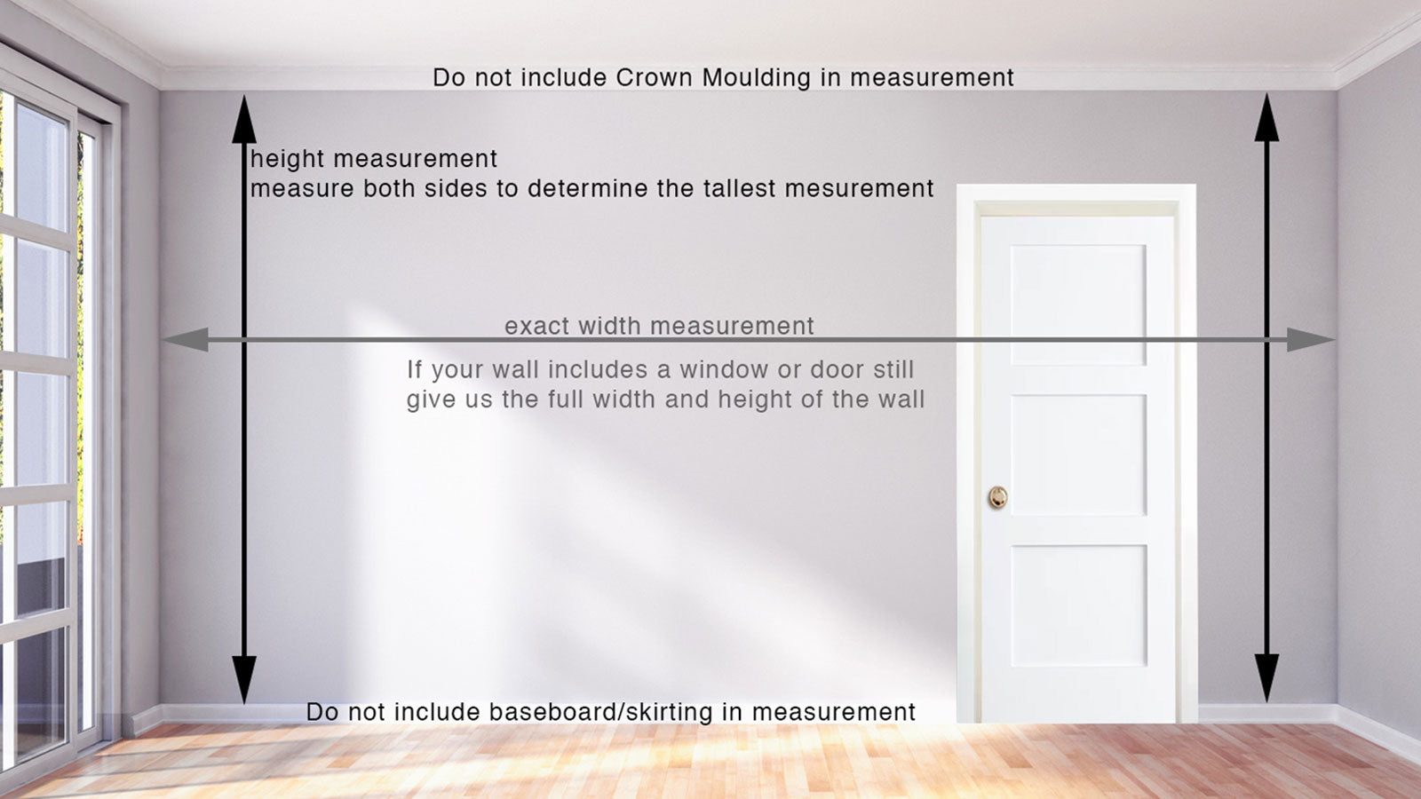 How to measure your wall for a wall mural wallpaper top 10 tips