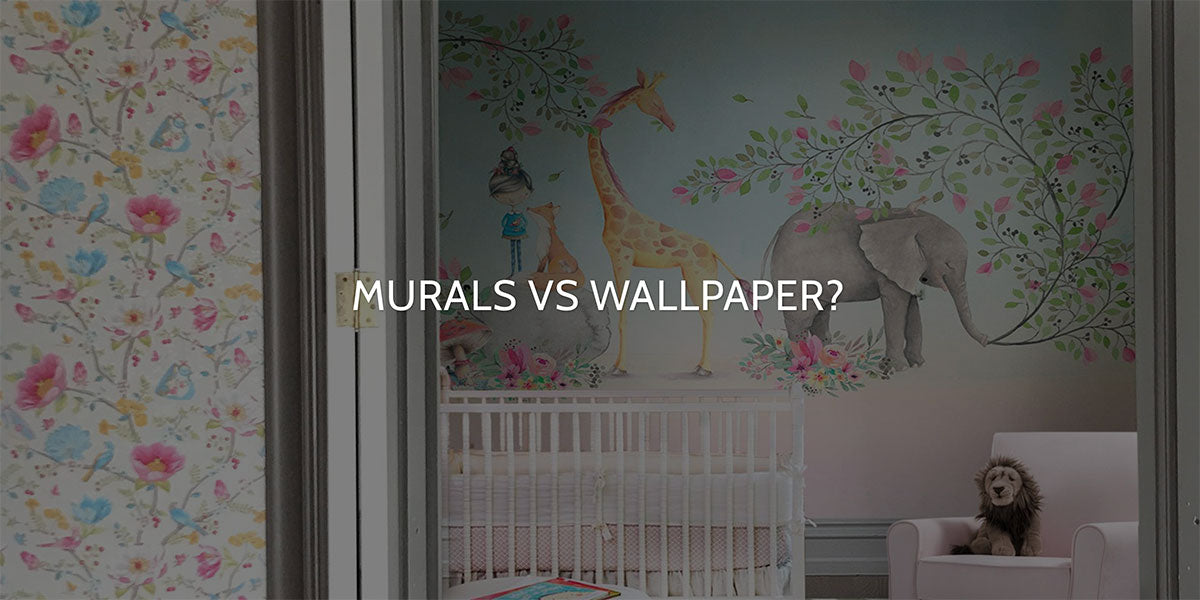 Read our blog - Murals vs Wallpaper