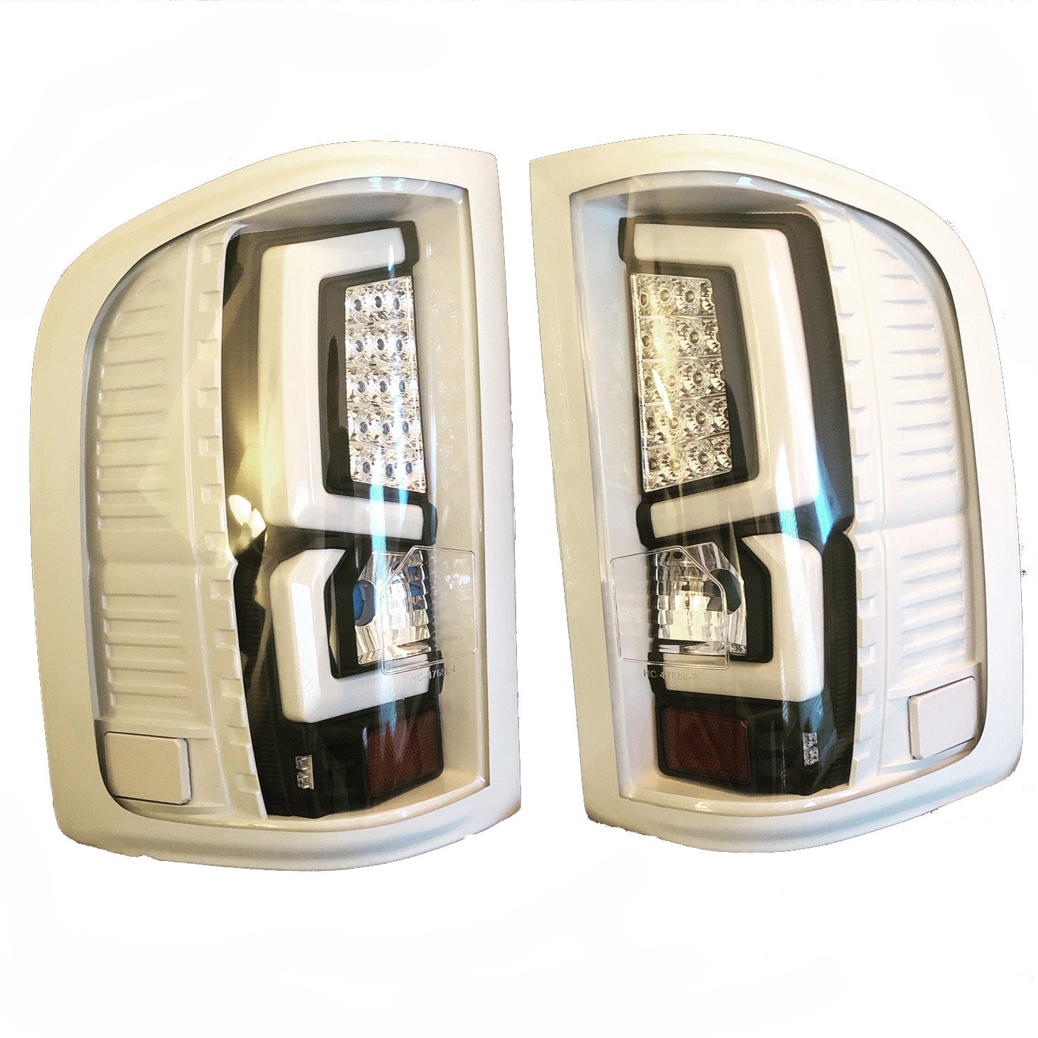 silverado color matched tail lights