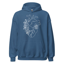 Load image into Gallery viewer, Floral Heart Anatomy Hoodie