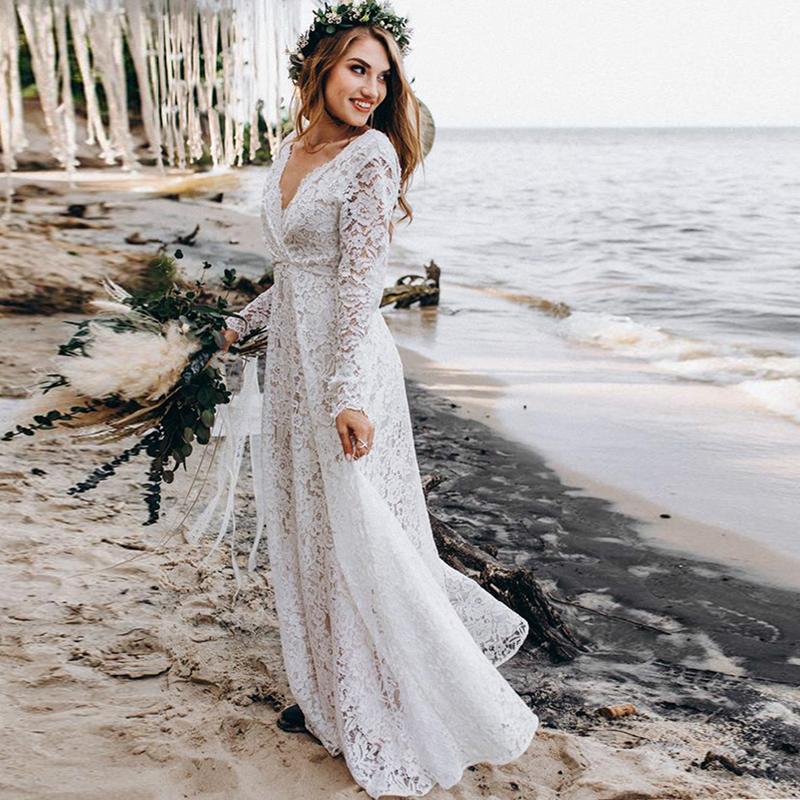 hippie boho wedding dress