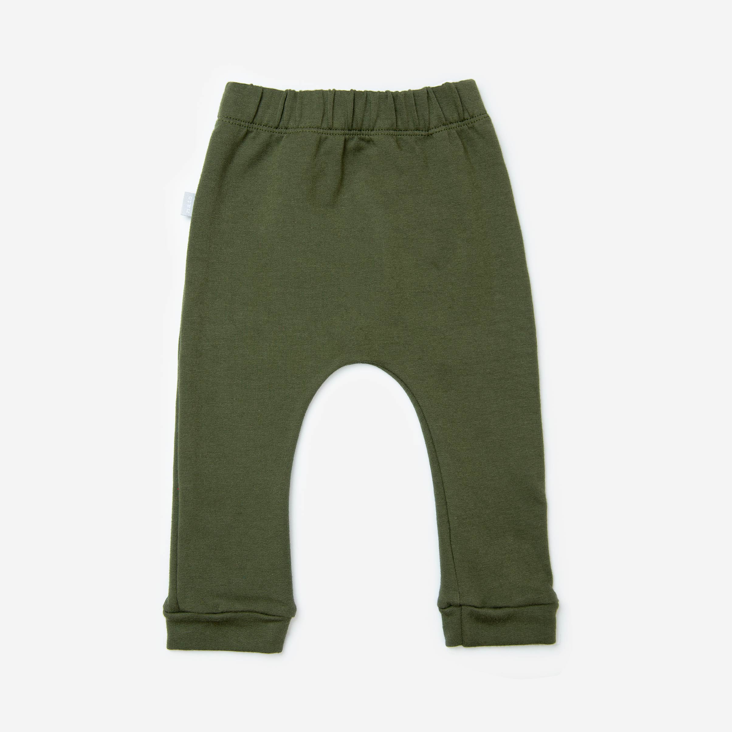 Pantalon Unicolor Tierra Oliva Hola Kiddo