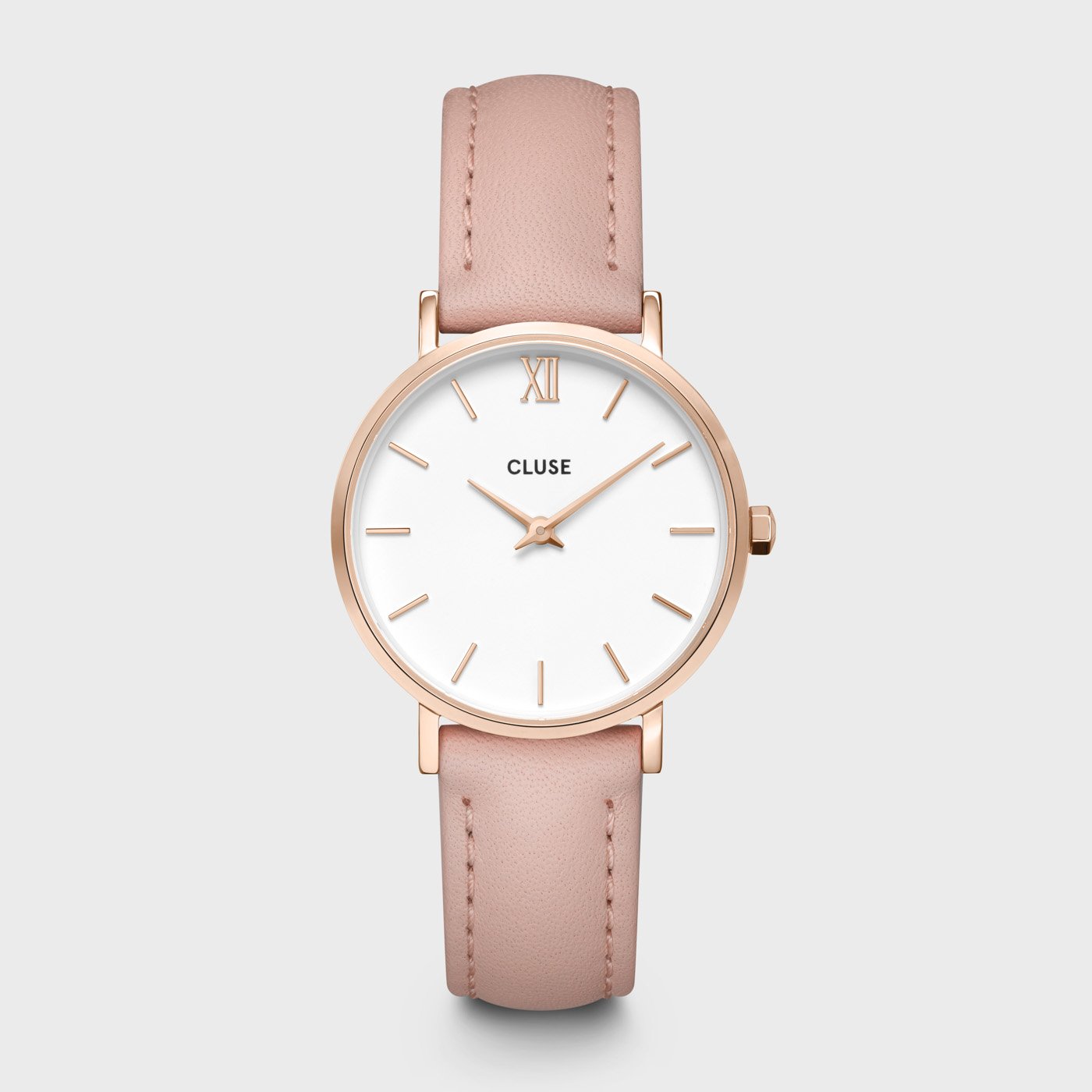 Rose gold shop and pink watch