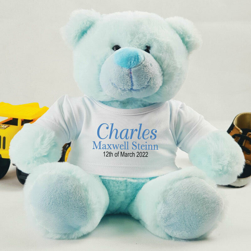 personalised baby teddy