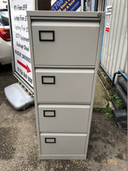 Trexus 4 Drawer Filing Cabinet Grey