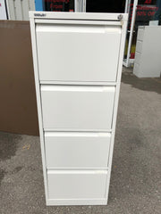 Bisley 4 Drawer Filing Cabinet White