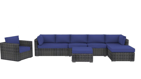 The Biscayne: 6-pc Sunbrella® Outdoor Sofa Set