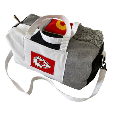 Denco NFL San Francisco 49ers 27 in. Black Rolling Bottom Duffel