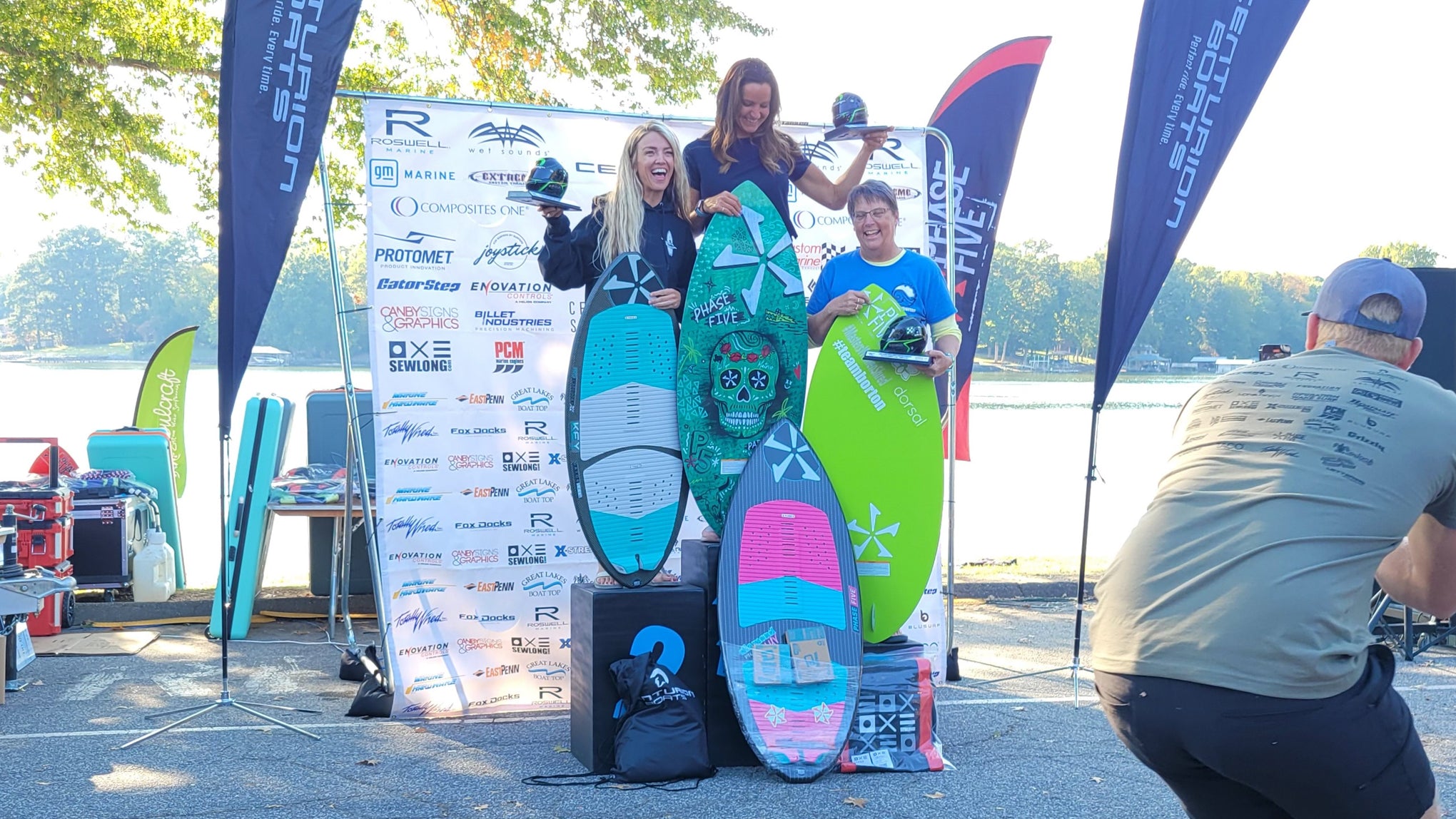 Masters Female Skim Podium