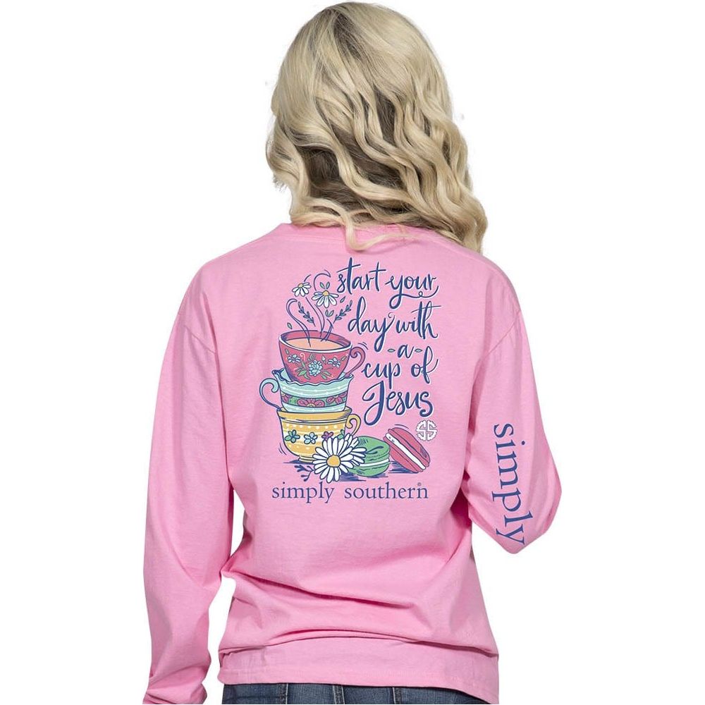 Simply Southern CUP FLAMINGO­ long sleeve – LECCE