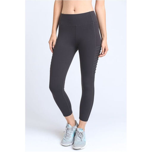 Highwaist Splice Mesh Pocket Full Leggings