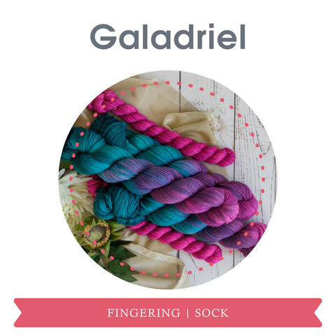 Galadriel hand dyed yarn