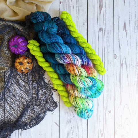 Handspun Yarn - Skeinly: Love Skein by Actually Ashley's
