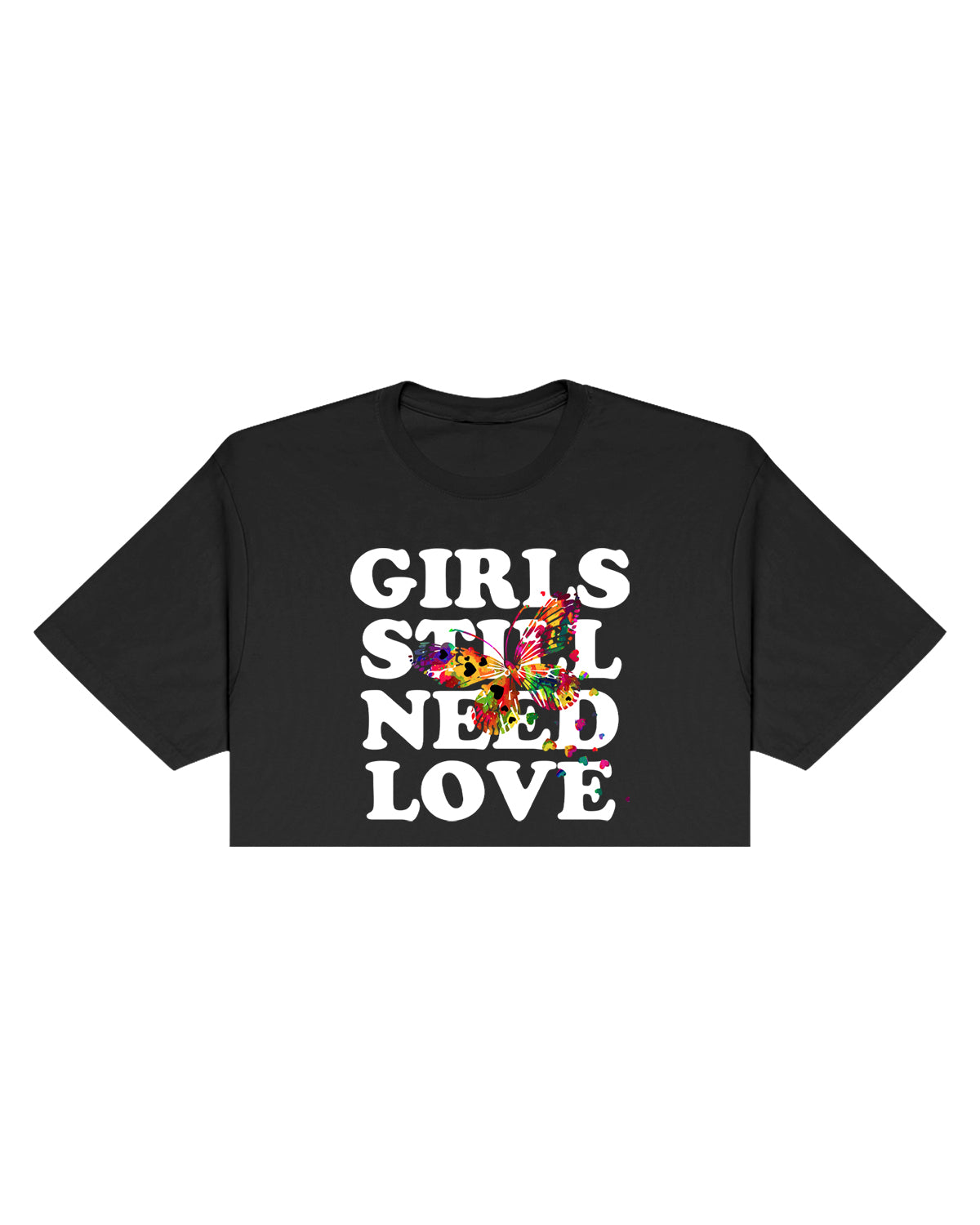 Download Girls Still Need Love Crop Top Black Summer Walker Store