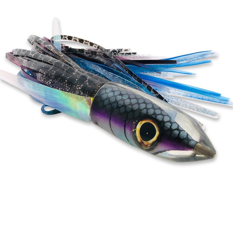Tsutomu Lures Premium 12 Inch Purple Pink Fish Head Bullet- Un