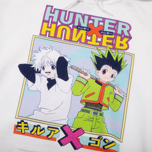 Hunter X Hunter Gon X Killua White Hoodie Atsuko