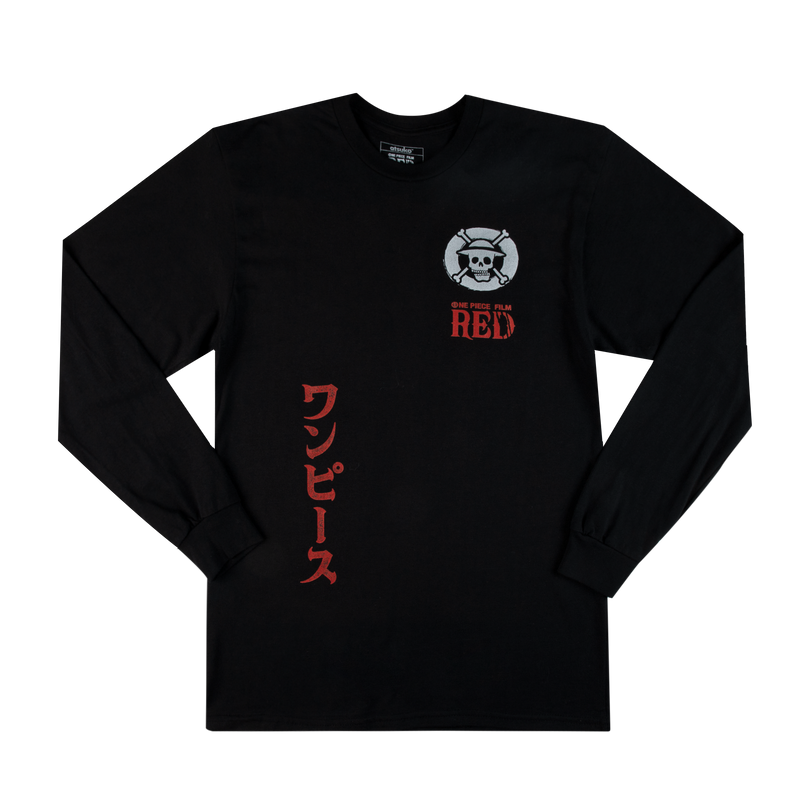 One Piece Film Red Group Black Long Sleeve Official Apparel