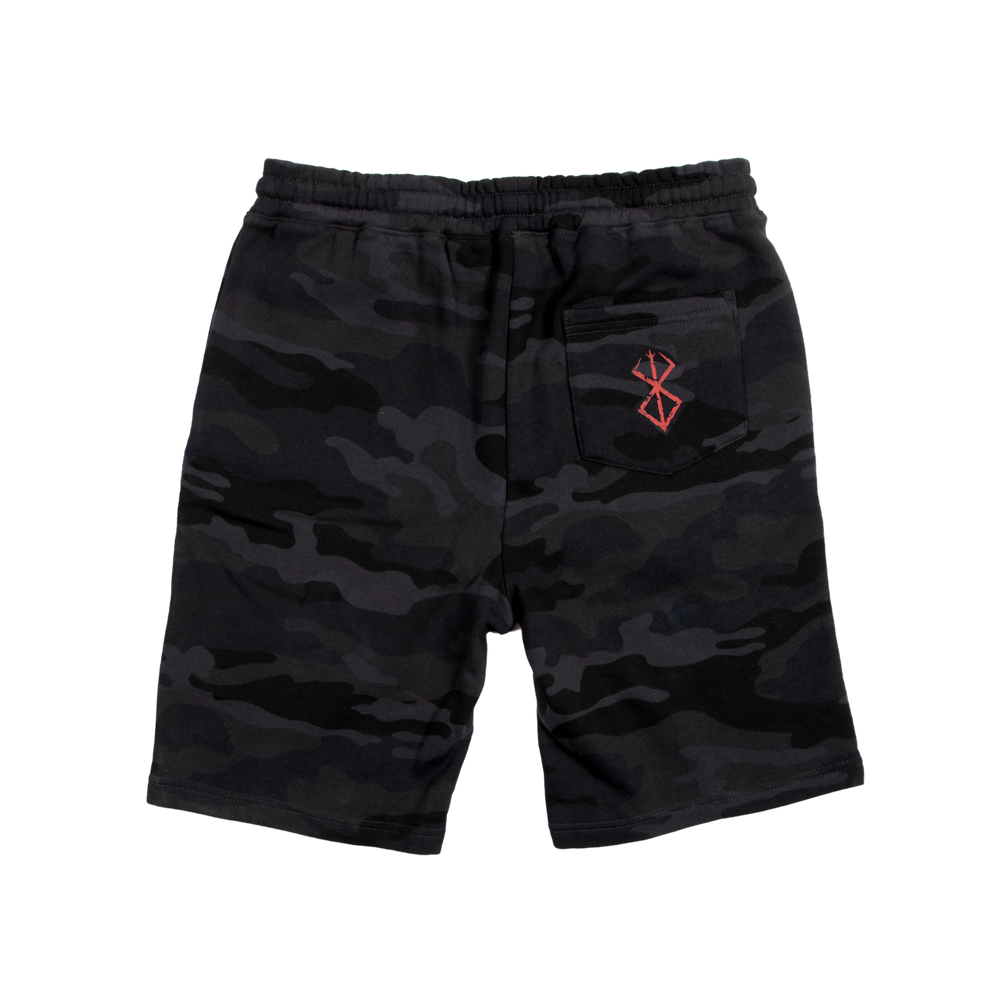 Berserk Guts Charcoal Camo Shorts - Berserk | Atsuko