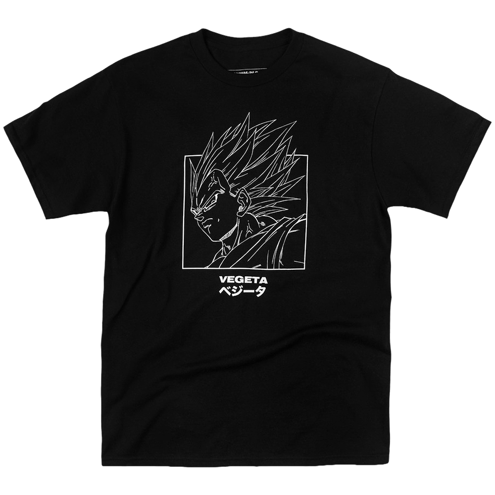 Vegeta Box Black Tee - Anime Style Streetwear