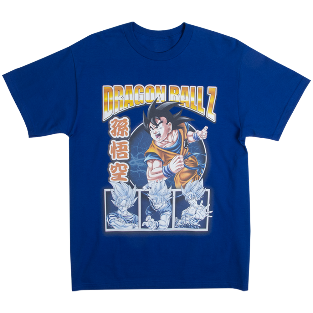 Goku Blue Tee - Anime Style Streetwear