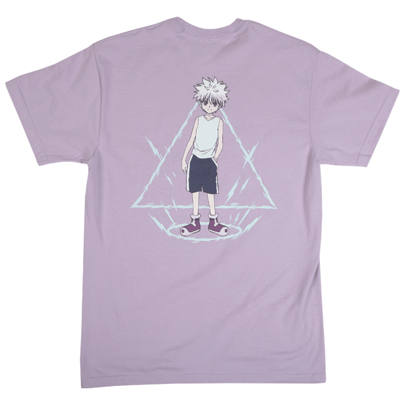 Hunter X Hunter Killua Godspeed Electric Lavender Tee Atsuko