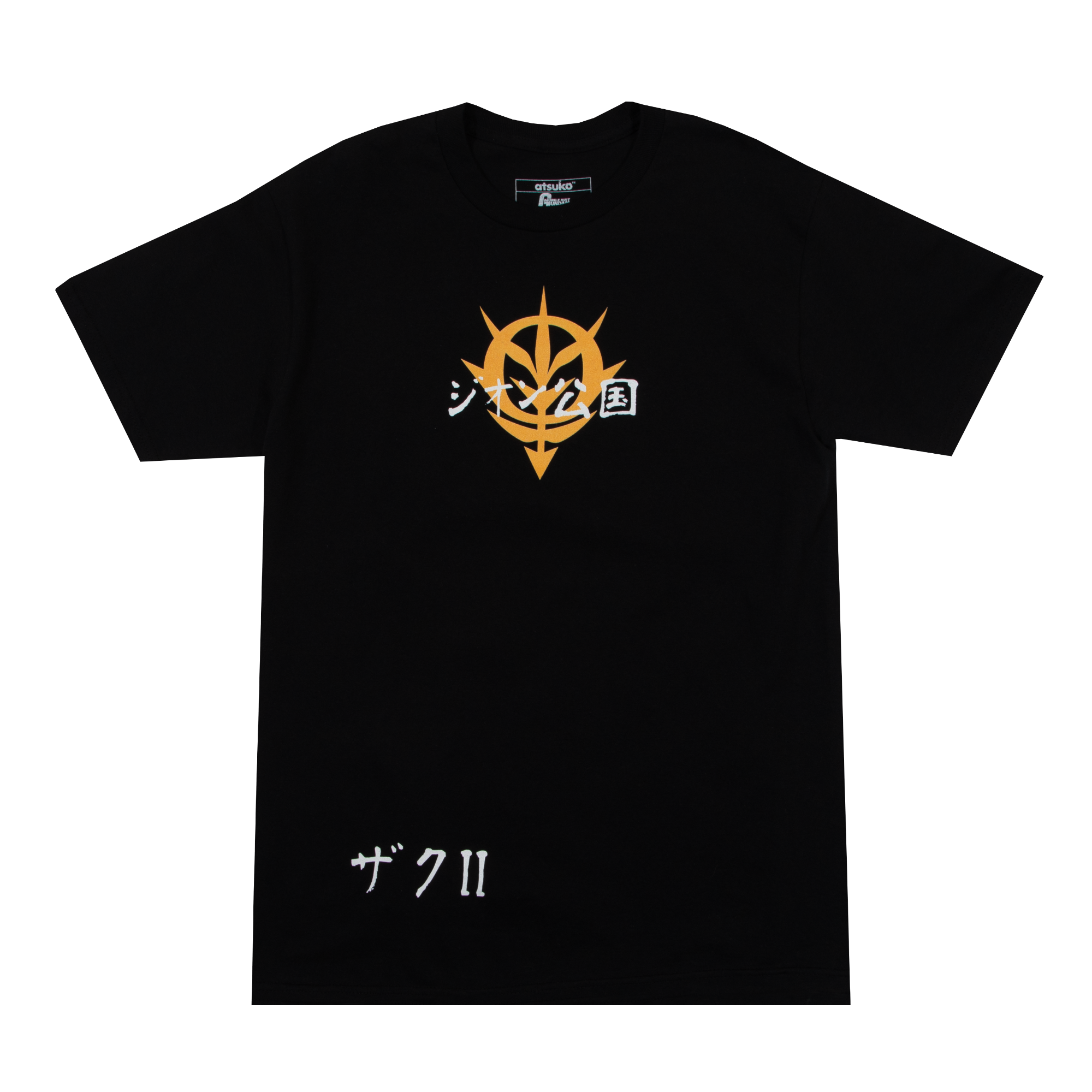 Zaku II Black Tee - Anime Style Streetwear