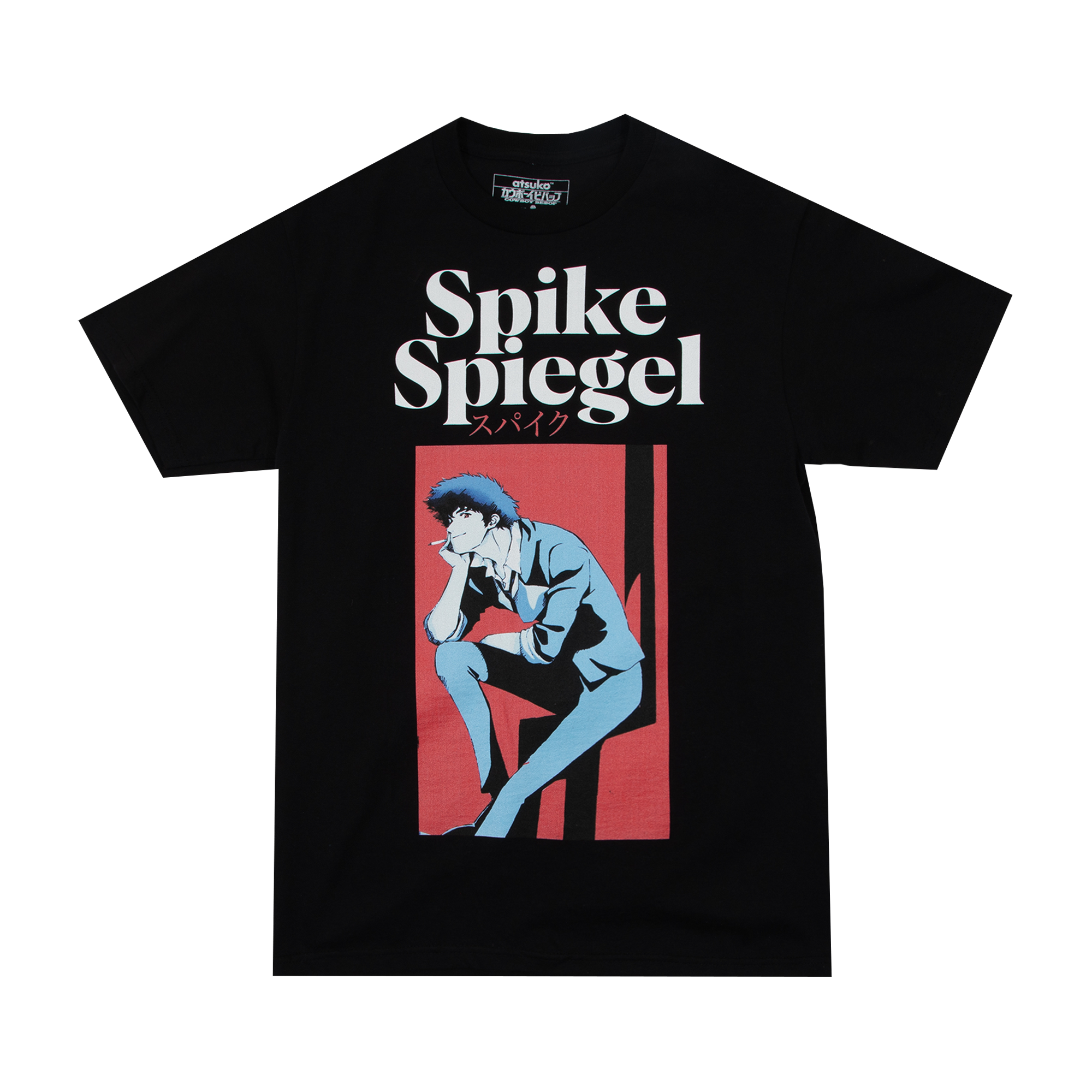 Spike Art Deco Black Tee - Anime Style Streetwear