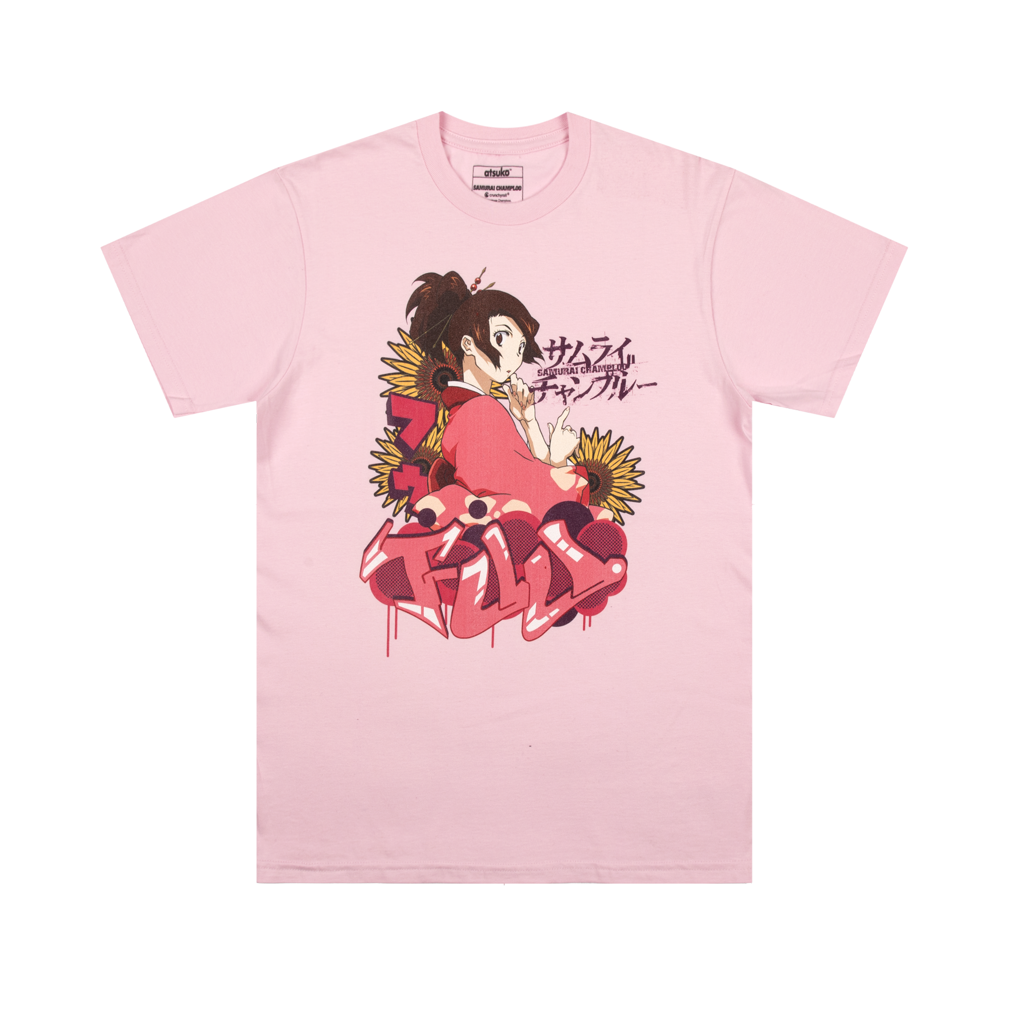 The Smell Of Sunflowers Pink Tee - Anime Style Streetwear