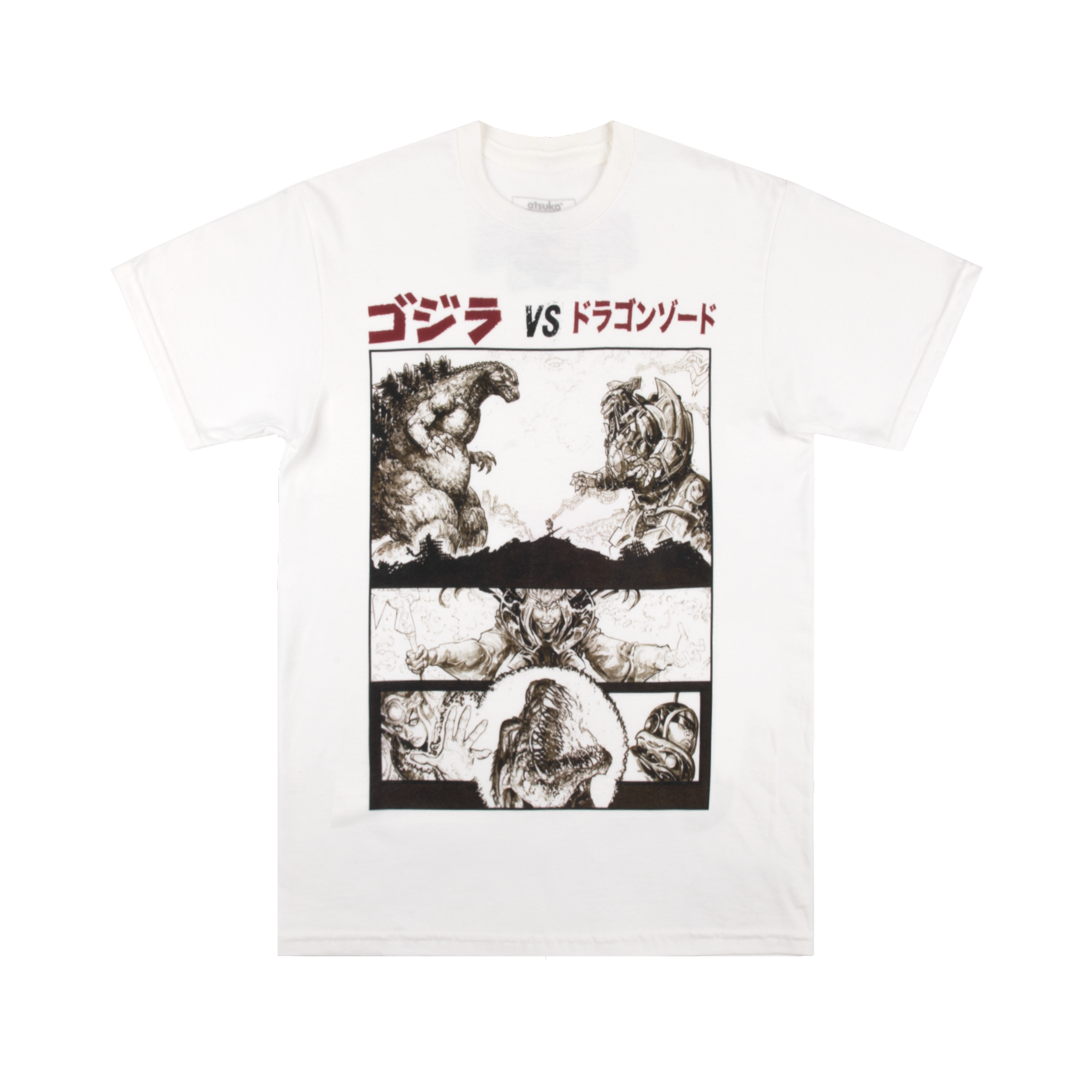 Manga Panel White Tee - Anime Style Streetwear