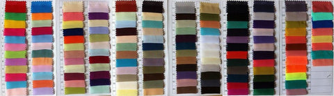 Tulle Color Chart